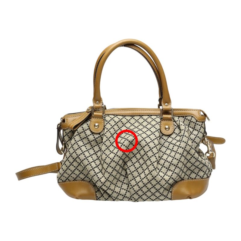 Gucci 247902 2-way Shoulder Bag Diamante Tote Bag Gucci Beige And Brown