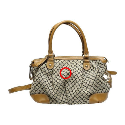 Gucci 247902 2-way Shoulder Bag Diamante Tote Bag Gucci Beige And Brown
