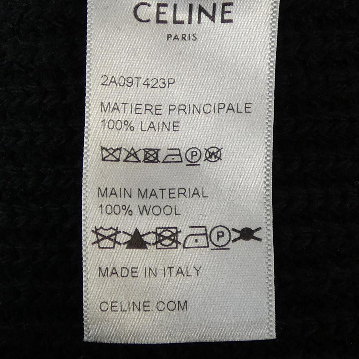 Celine Knit Top Black — view 3