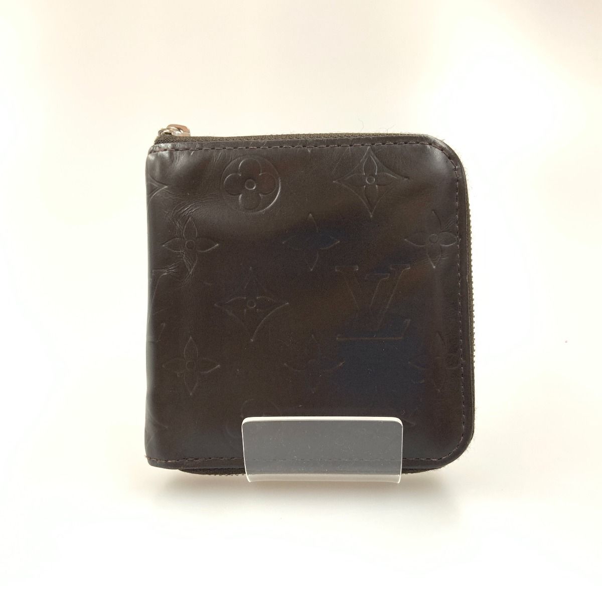 Louis Vuitton Monogram Glace Porte Vie Monet Zip Round Zipper Wallet M66510