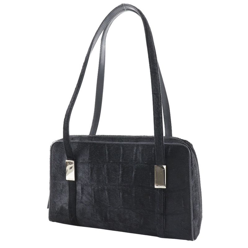 Gucci Old Gucci 000.2296.0528 Halaco Black Ladies Tote Bag