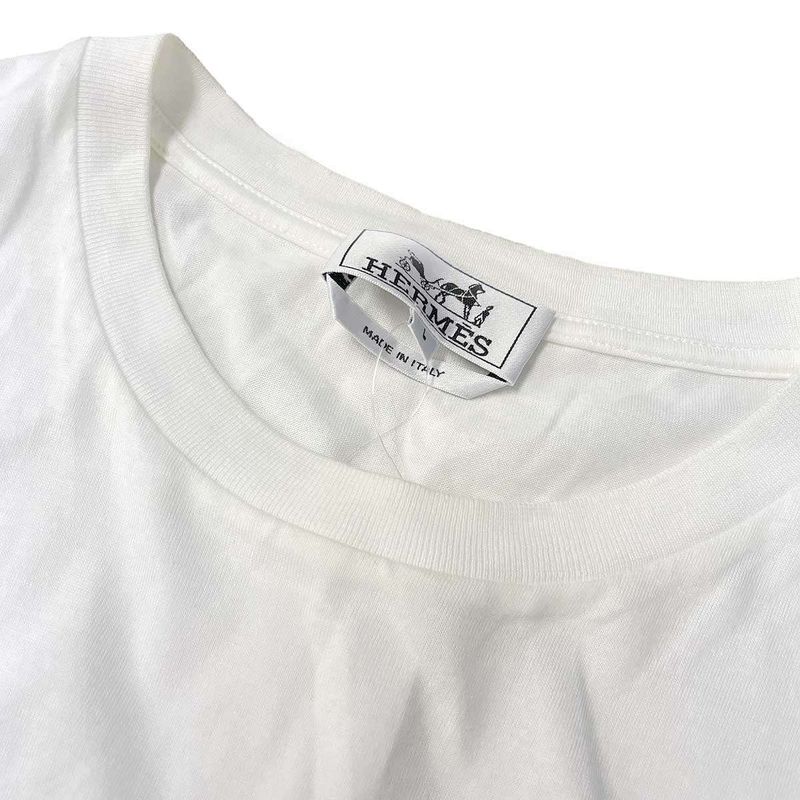 Hermes Botanical Stitch T-Shirt White L
