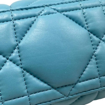 Christian Dior Handbag Nomad Pouch Small S5553omig Blue Gold Hardware Christian