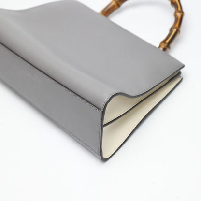 Gucci 459076 Handbag Bamboo Handbag Gucci Gray