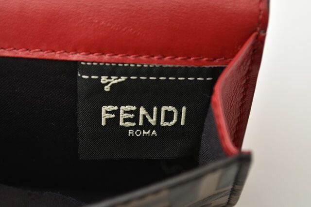 Fendi Outlet Wallets Mini Wallets Fendi Trifold Wallet F IS Fendi F IS Fendi