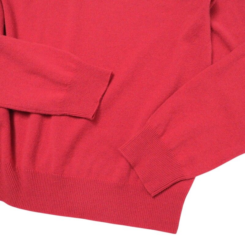 Hermes Sweater Size XL Total Cashmere Long Sleeve Half Zip High Neck Knit