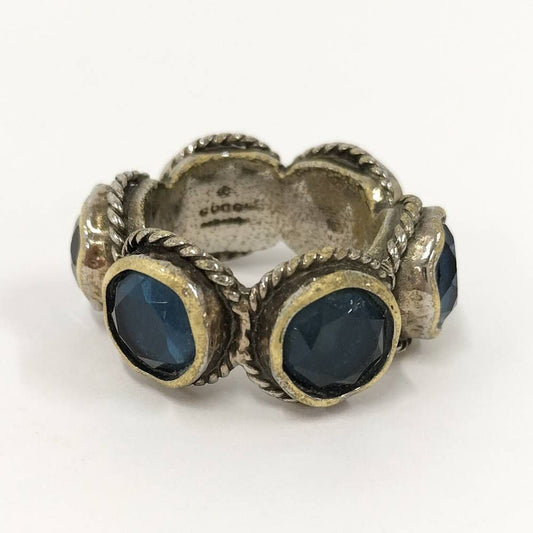 Gucci Ring Interlocking Plated Silver