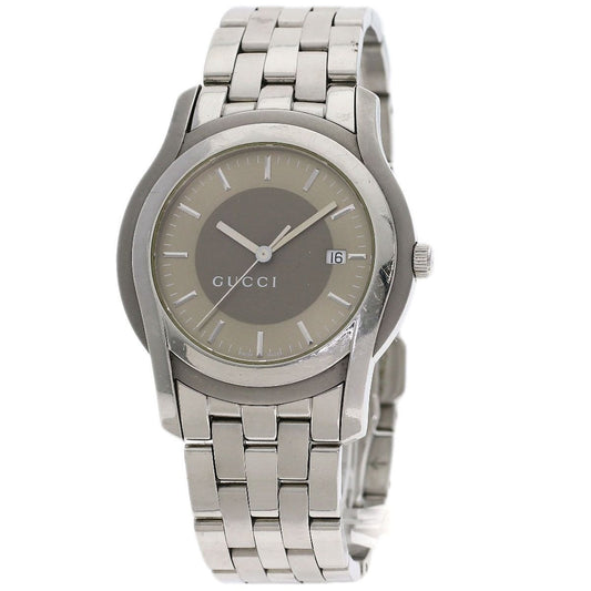 Gucci Round Face Watch SS