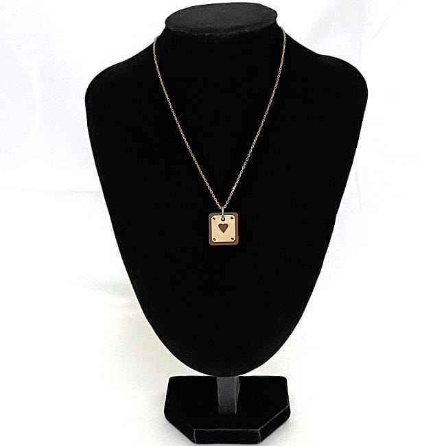 Hermes Necklace Asieur de Coeur PM Pink