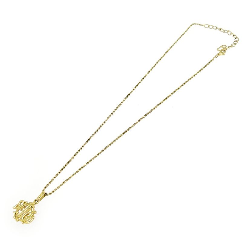 Christian Dior GP Emblem Logo Necklace Gold 409900 Necklace