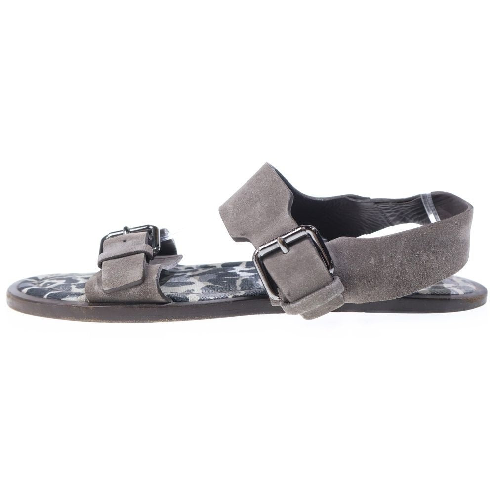 Louis Vuitton Sandals Slippers Suede Leopard Print