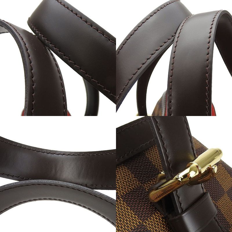 Louis Vuitton Shoulder Tote Bag Shoulder Hampstead MM N51204 Damier Ebène Usual