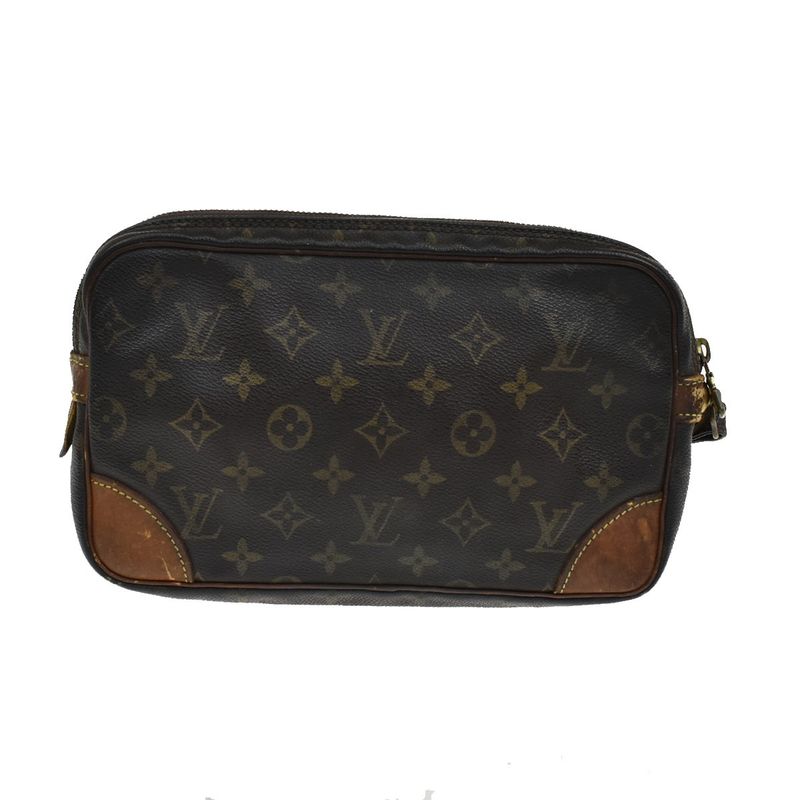 Louis Vuitton Marly Dragonne GM Clutch Bag Monogram M51825 09kb026