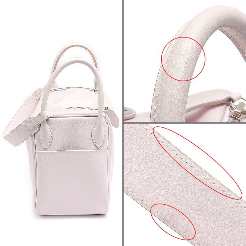 Hermes Lindy 30 2WAY Shoulder Bag Light Pink □k・2007