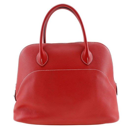 Hermes Bolide Relax 35 X Taurillon Nobillot Rouge Cazac Red T Ladies Handbag