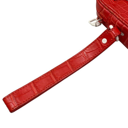 Louis Vuitton Pochette Volga N95772 Croc Red White Louis Vuitton