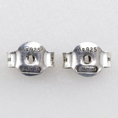 Gucci Interlocking G Metal Silver Unisex 2.9g Earrings