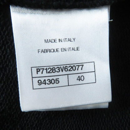 CHANEL 21B P71283 100% Cotton COCO Patch Short Sleeve T-shirt With Rhinestones