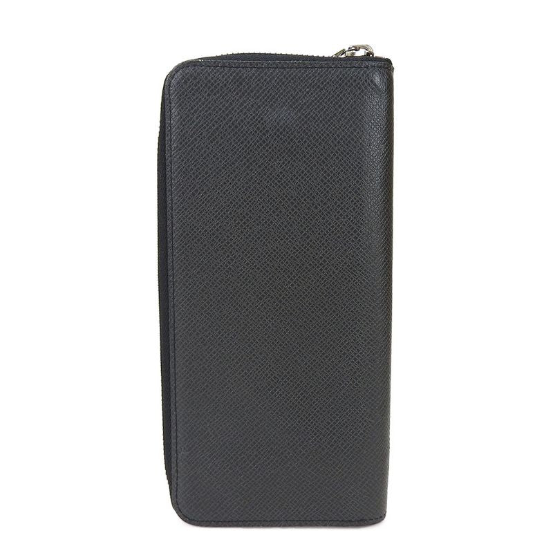 Louis Vuitton Long Wallet Zippy Wallet Vertical M32822 Taiga Black Ardoise
