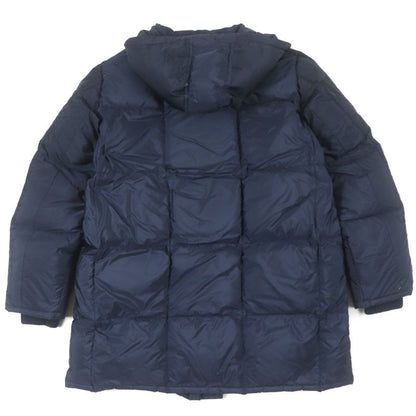 Prada 20AW Sgh047 Triangle Logo Triangle Plate Hooded Double Zip Up Down Coat