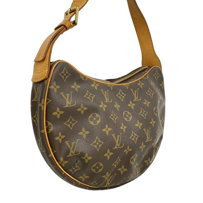 Louis Vuitton Shoulder Bag Monogram Croissant MM Brown — view 2