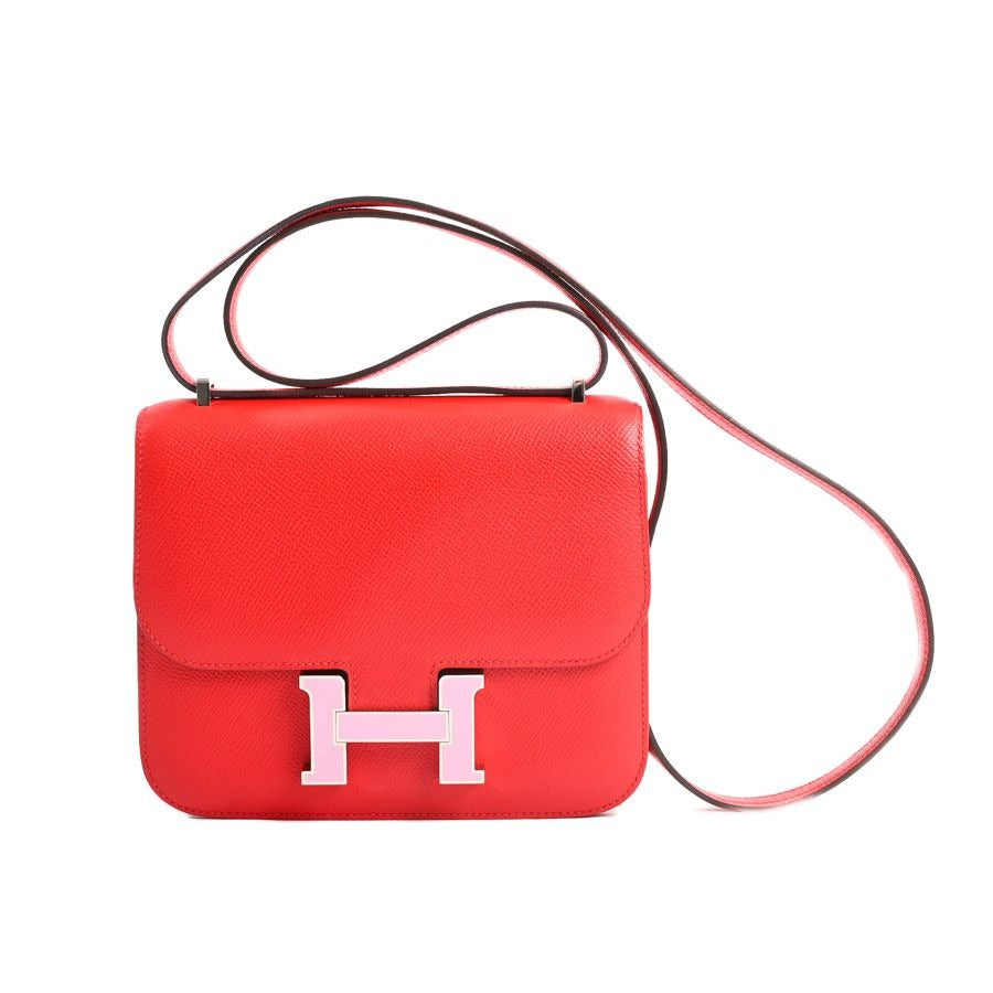 Hermes Shoulder Bag Mini Constance 3 18 Le Juque Mauve Silvestre