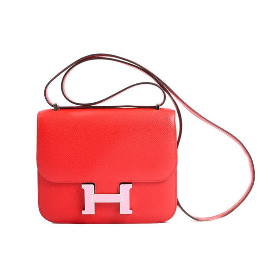 Hermes Shoulder Bag Mini Constance 3 18 Le Juque Mauve Silvestre