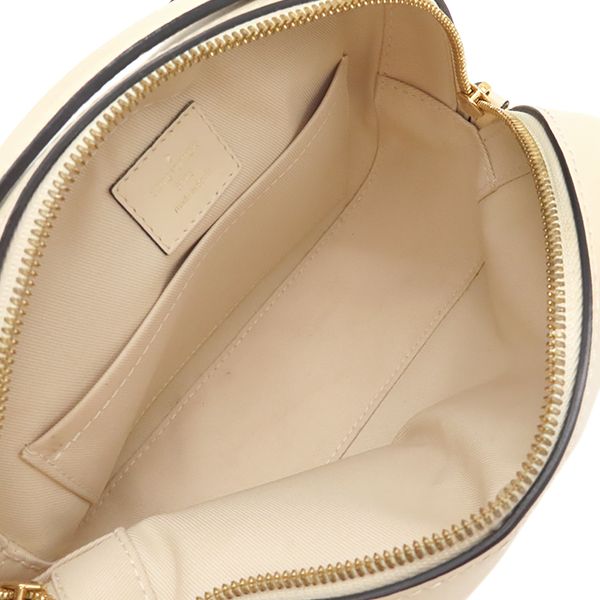 Louis Vuitton Shoulder Bag Saintonge Monogram Canvas Leather Clesme Gold