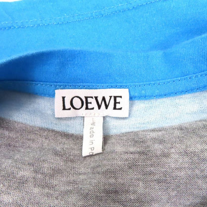 LOEWE S359y22x45 100% Cotton Anagram Embroidered Crew Neck Short Sleeve T-shirt