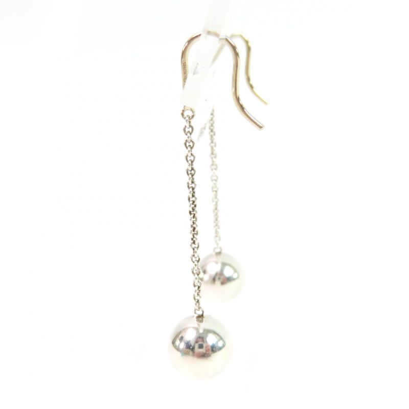 Tiffany & Co Hardware Ball Earrings Accessory Sv925 Silver With Storage Bag