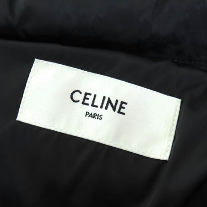 Celine 2w987795w Triomphe Badge Quilted Monogram Padded Vest Black 36 With