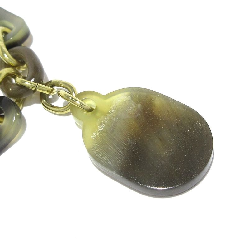 Hermes Bracelet Chaine D'ancre H057133fd01 Gold And Brown Gold Hardware