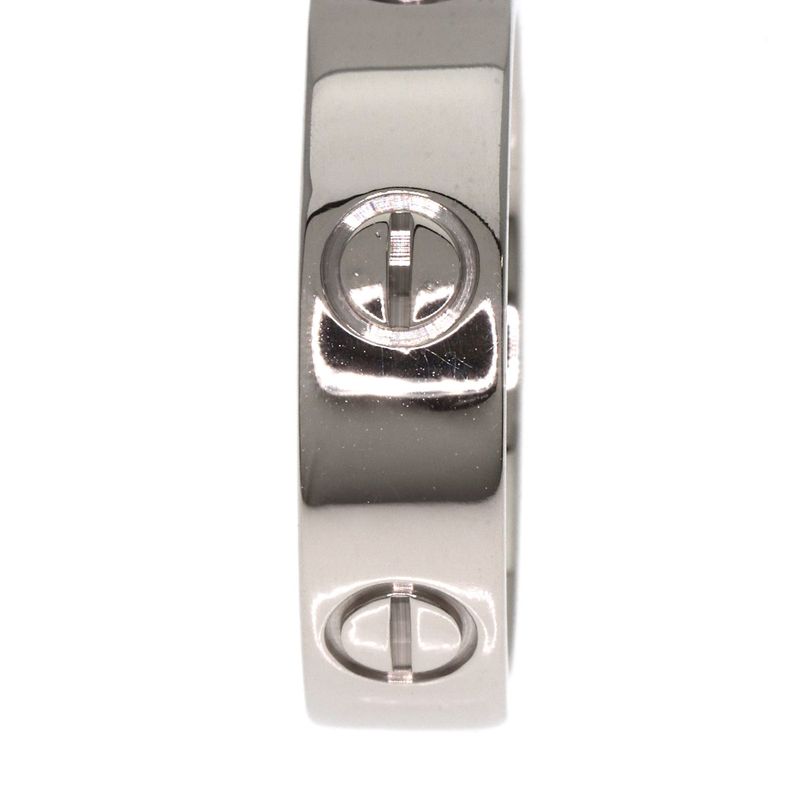 Cartier Love Ring #56 Ring - 18K White Gold Ladies