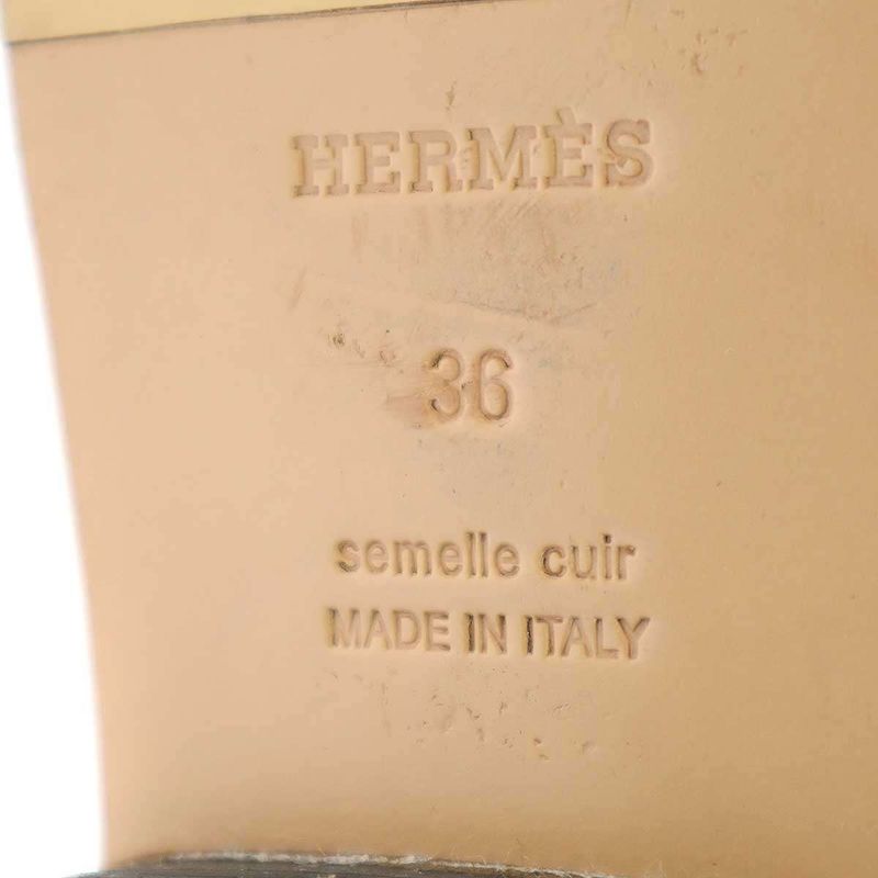 Hermes Jumping Suede Long Boots Af221103z Beige 36