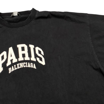 Em0764 Balenciaga Logo Long Over Long Sleeve T-Shirt 681046 5 Size S