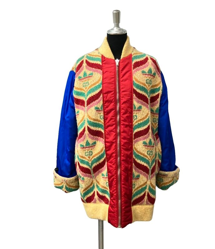 Gucci Adidas Reversible Knit Blouson Women's Size XXS Gucci Adidas