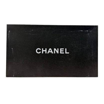 Chanel Coco Mark Open Toe Ankle Strap Wedge Sole Sandals 34 1/2 21.5cm (8.46in)