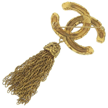 Chanel Lava 93A Gold Plated 95A 29.1g Brooch