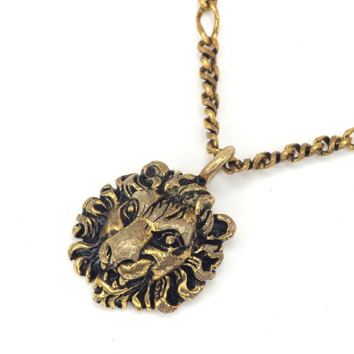 Gucci Lion Head Pendant Approx 68cm (26.77in)