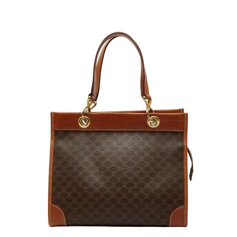 Celine Macadam Brown Leather