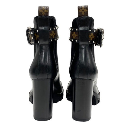 Louis Vuitton Star Trail Short Boots Ankle Boots Side Gore Studded Belt