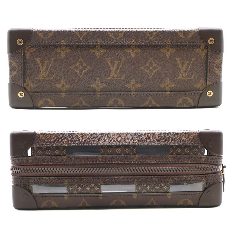 Louis Vuitton Slim Soft Trunk Monogram Chess Monogram Canvas Brown