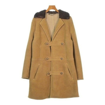 Gucci Mouton Coat Beige