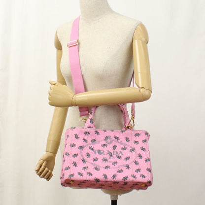 Prada 2WAY Canapa 1bg439 Tote Bag Canvas Scuff Deuce
