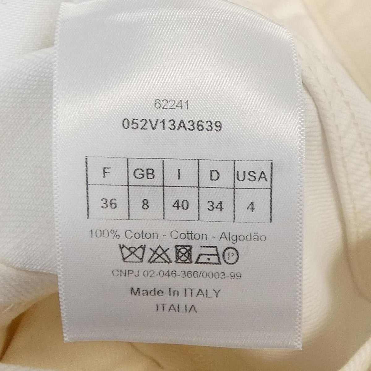 Dior Denim Jacket White 40 Beige Transparency — view 3