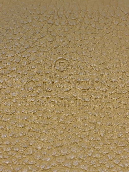 1573 Gucci Clutch Bag 376858 Yellow Fringe Bamboo Preowned Second Bag