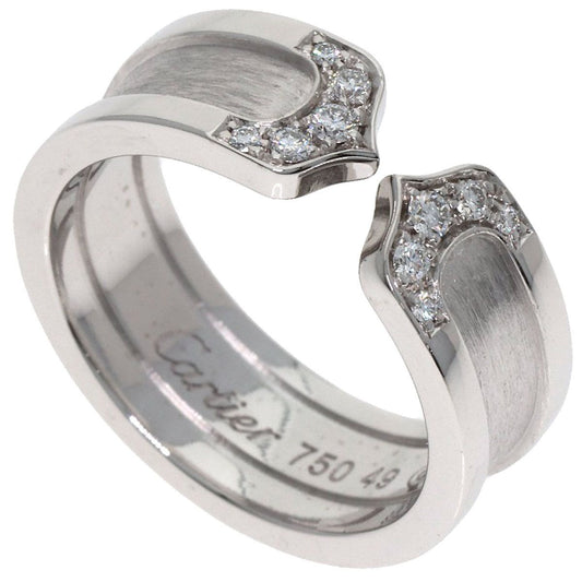 Cartier C2 Diamond 49 Ring 18k White Gold