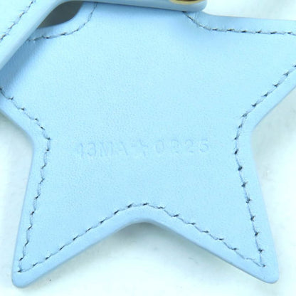 Christian DIOR 25SS V1577womlm Logo Leather Bag Charm With Star Mirror Light