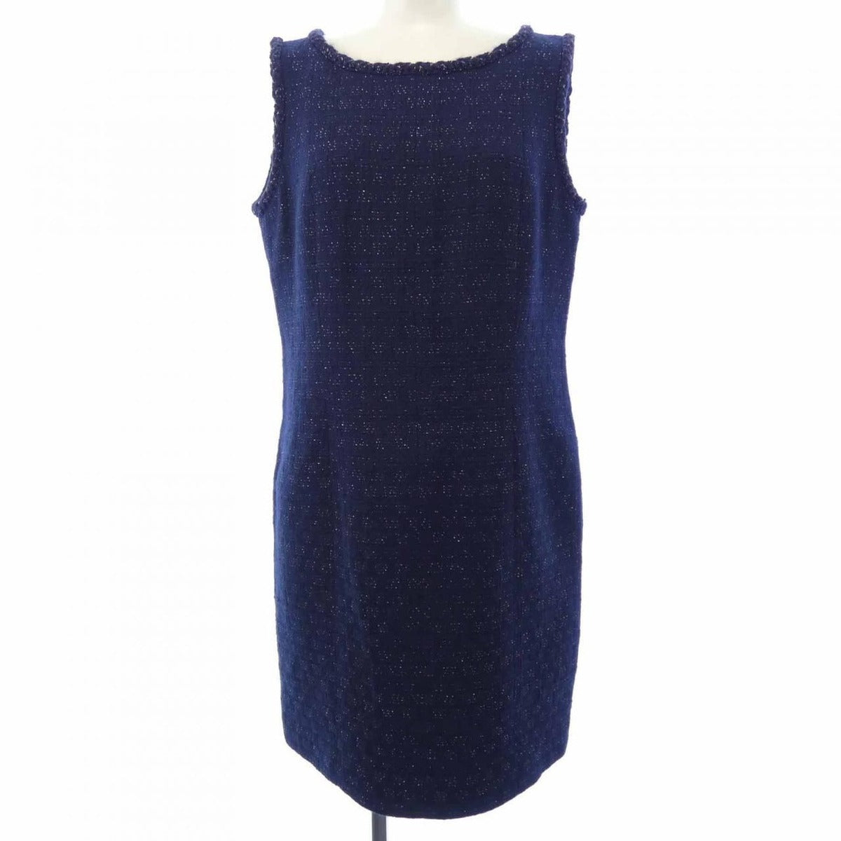 Chanel Dress Navybased lame feel
