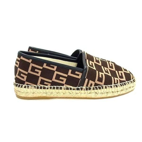 Gucci Canvas Espadrilles 8 Shoes Brown — view 2